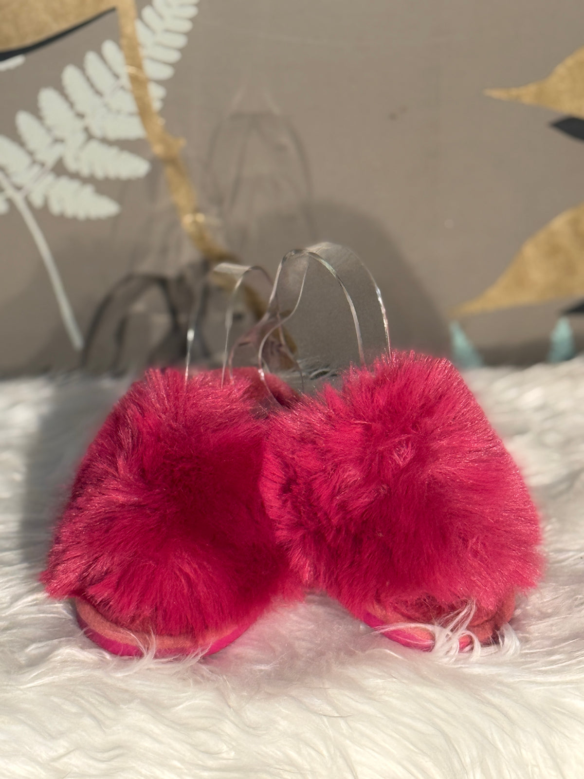 Ciabatta pelo classic fucsia