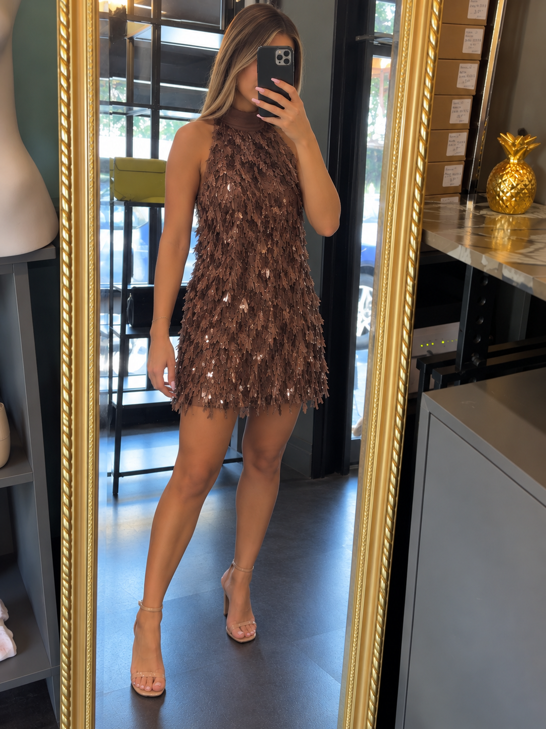 Vestito brown chocolate