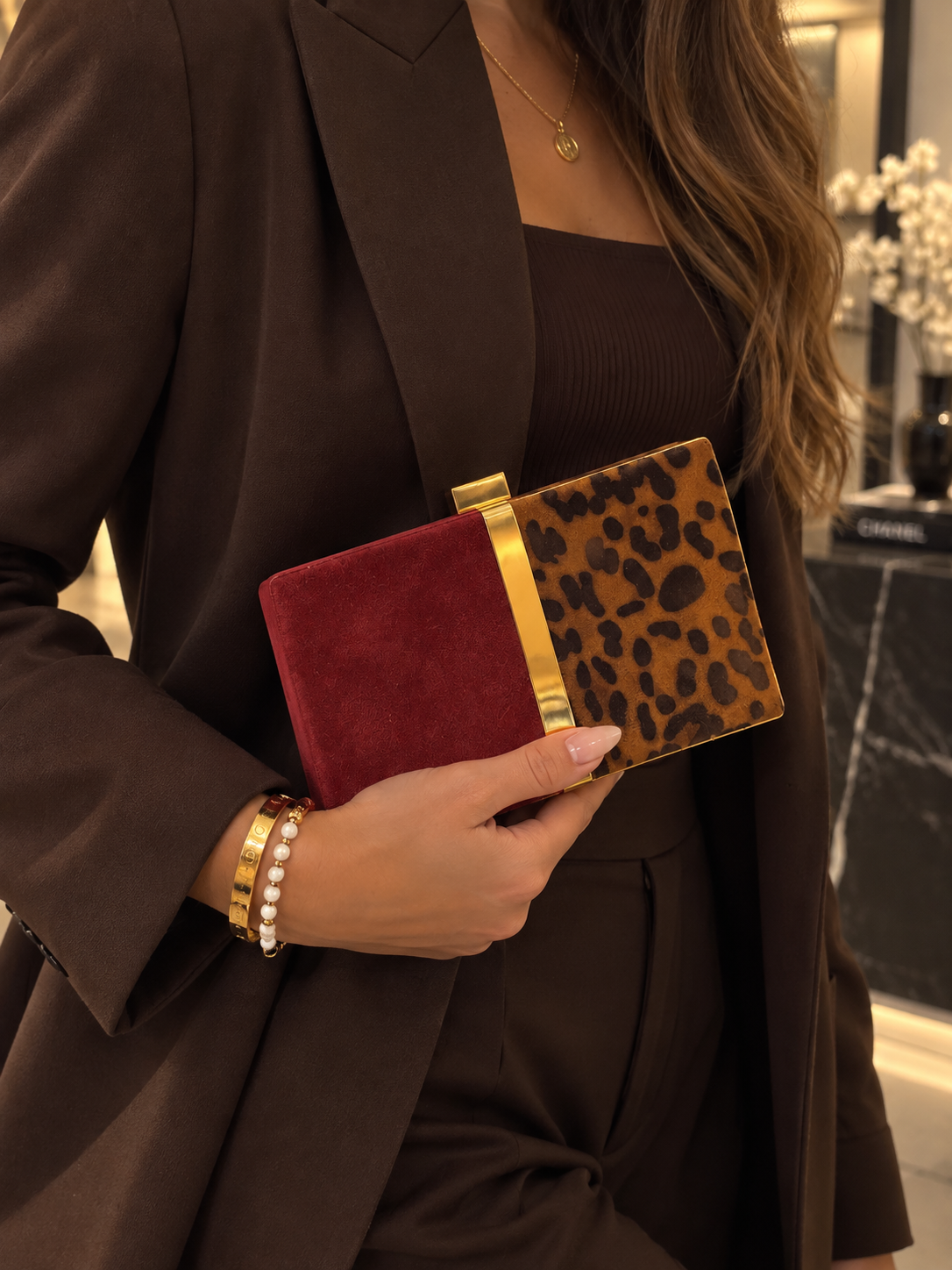 Pochette leopardata