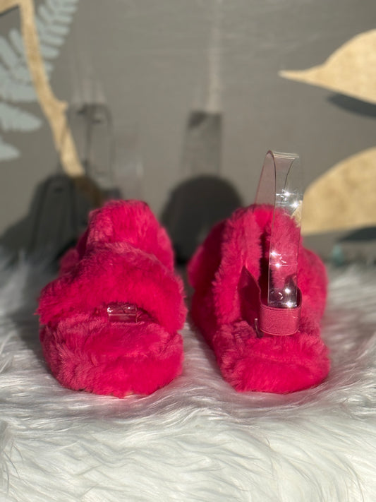 Ciabatta pelo Mod. Ugg fucsia