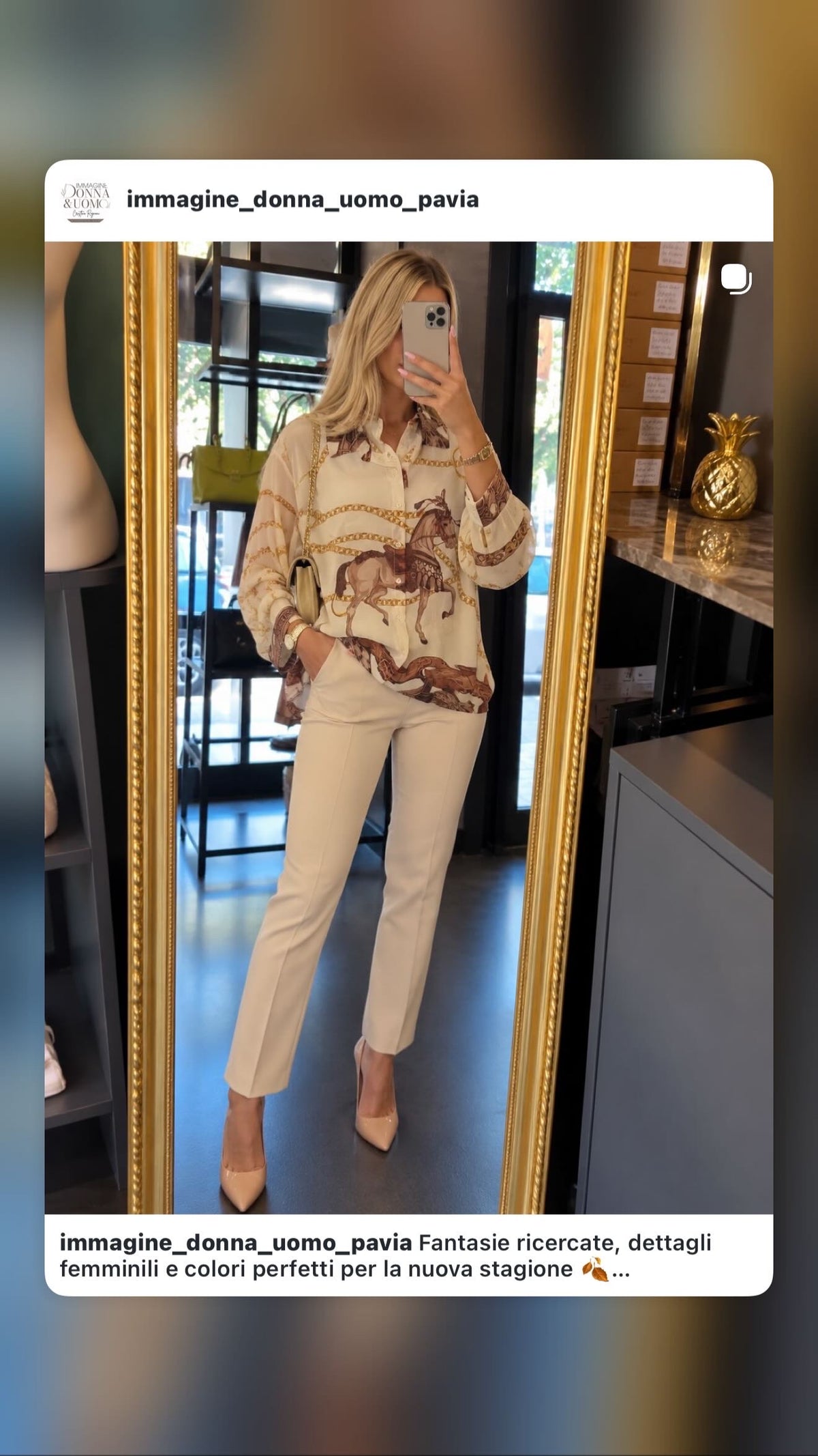 Camicia cavalli