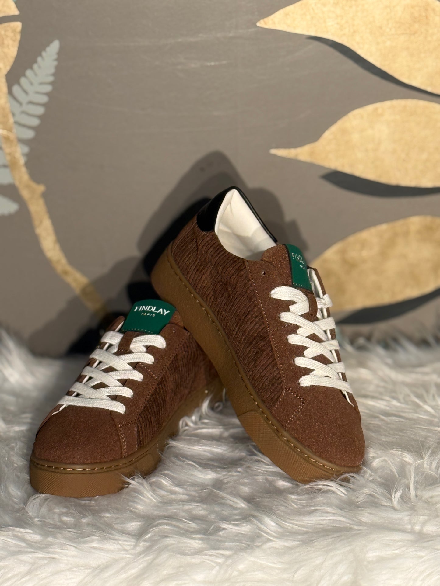 Sneackers mod golden     marrone