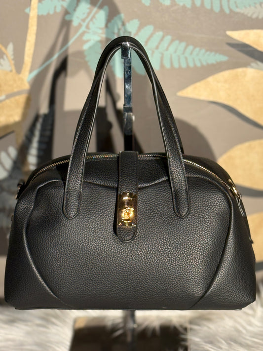 Bauletto ecopelle nero
