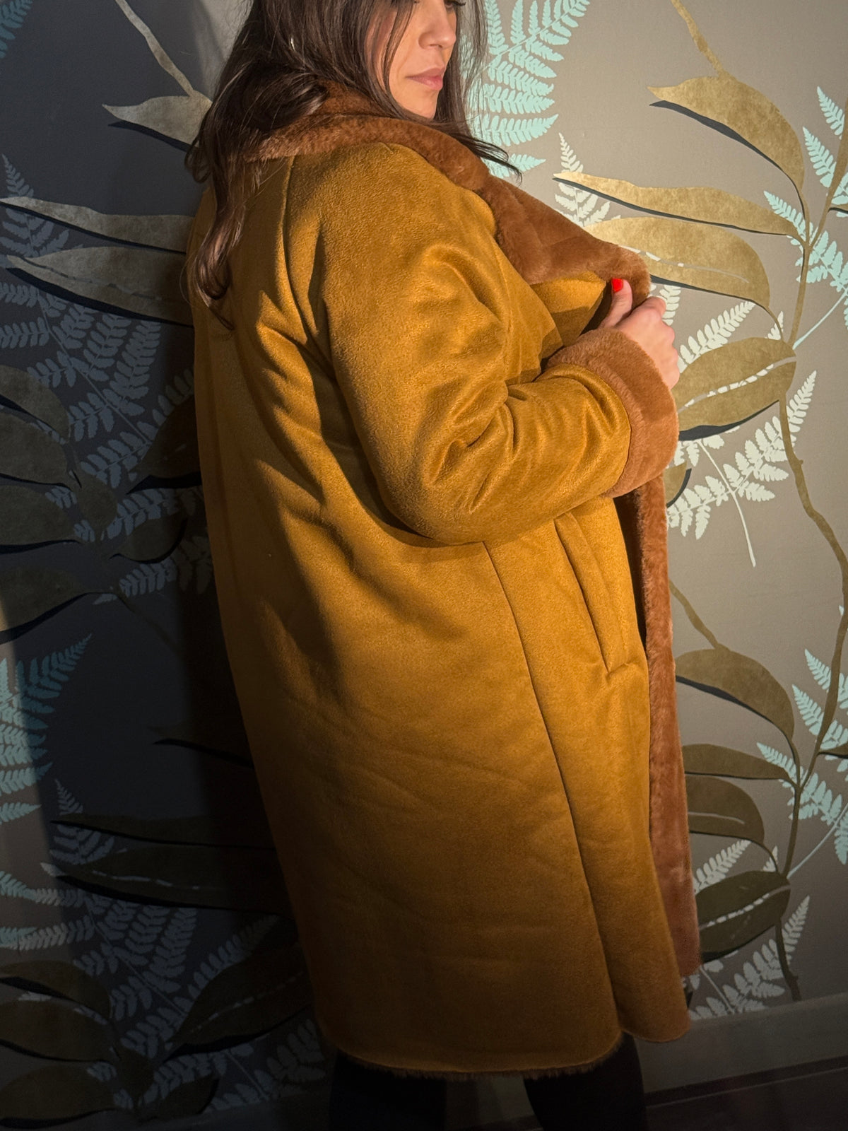 Cappotto montone e ecopelliccia