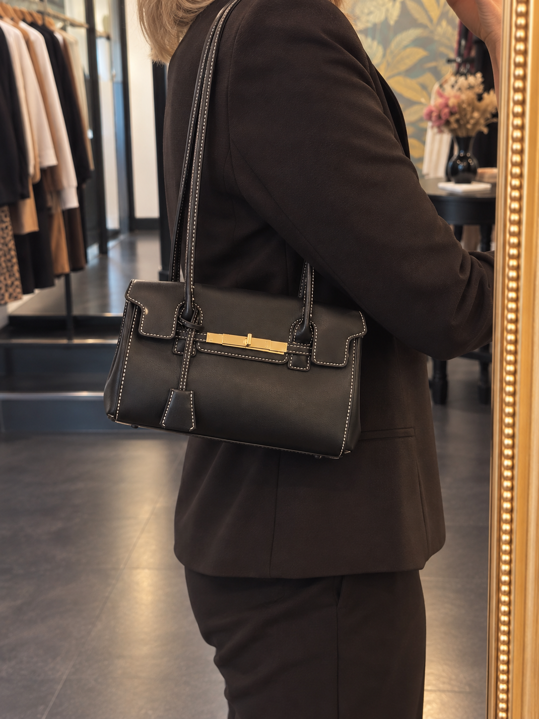 Bauletto strutturato mod birkin