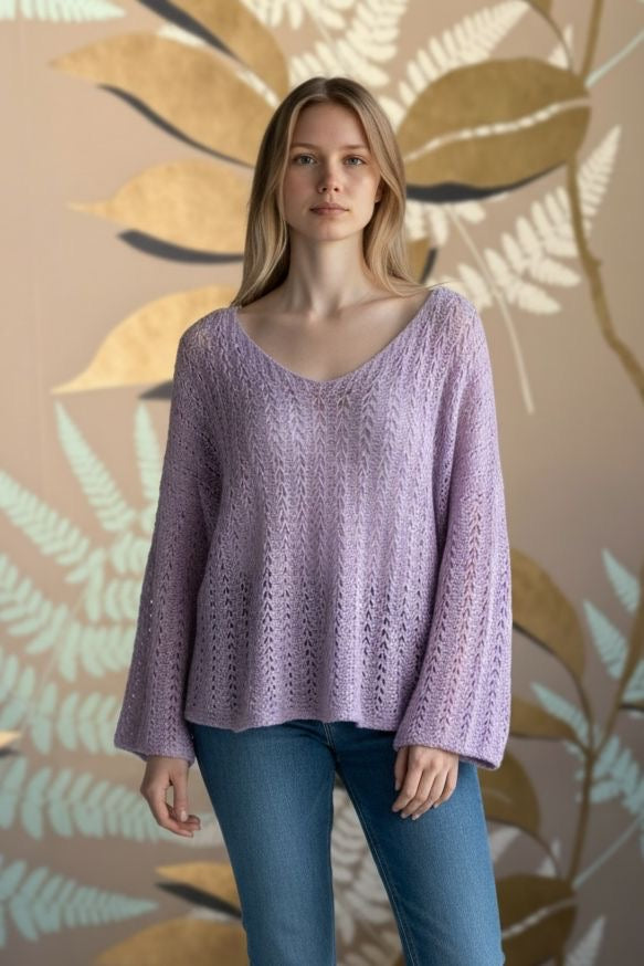 Maglione traforato