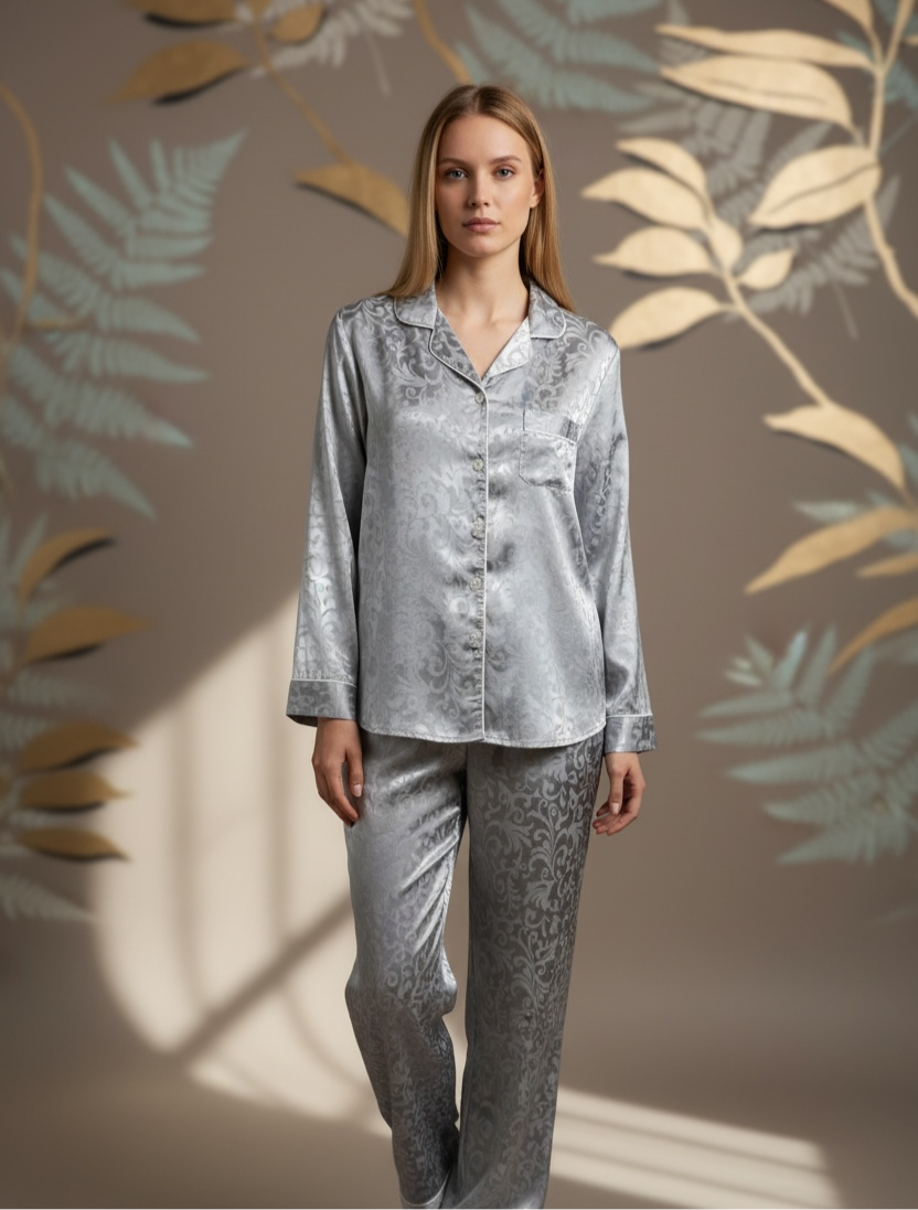 Pigiama gigli silver