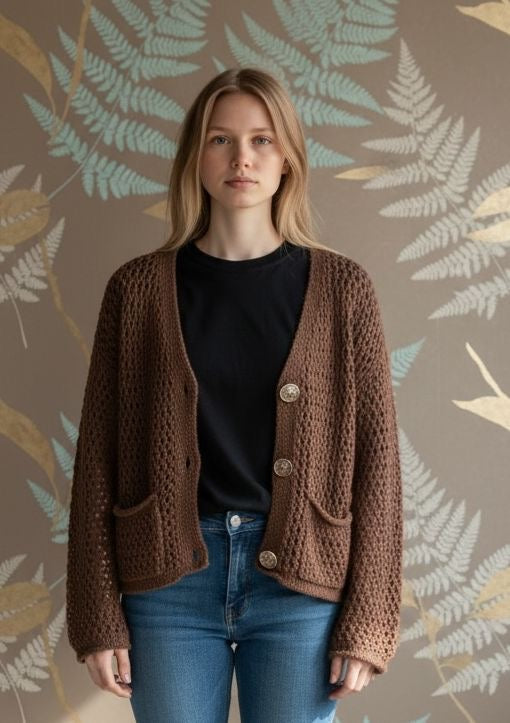 Maglione bottoni primaverile