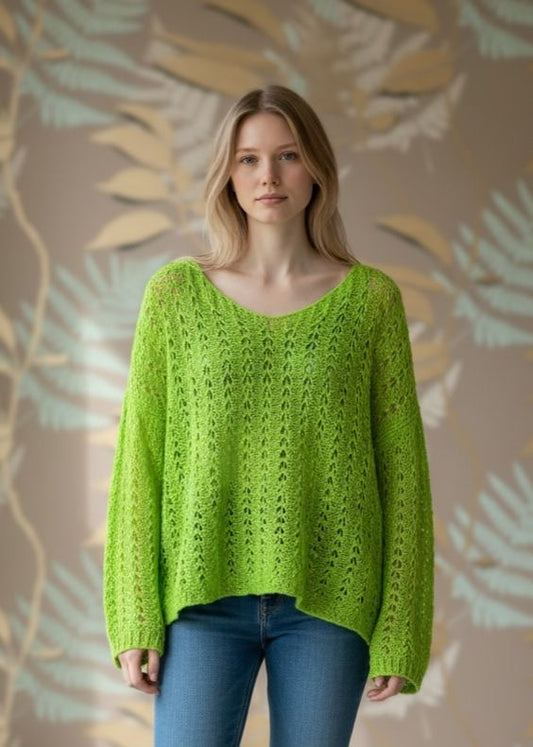 Maglione traforato
