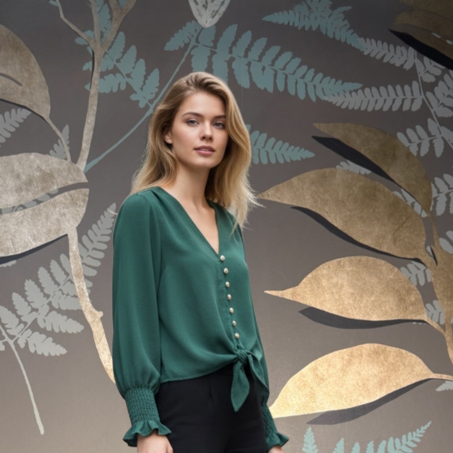Camicia fondo fiocco