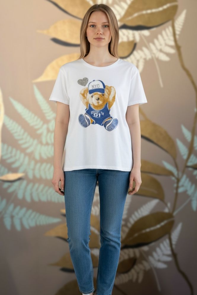 T-shirt orsetto NYC