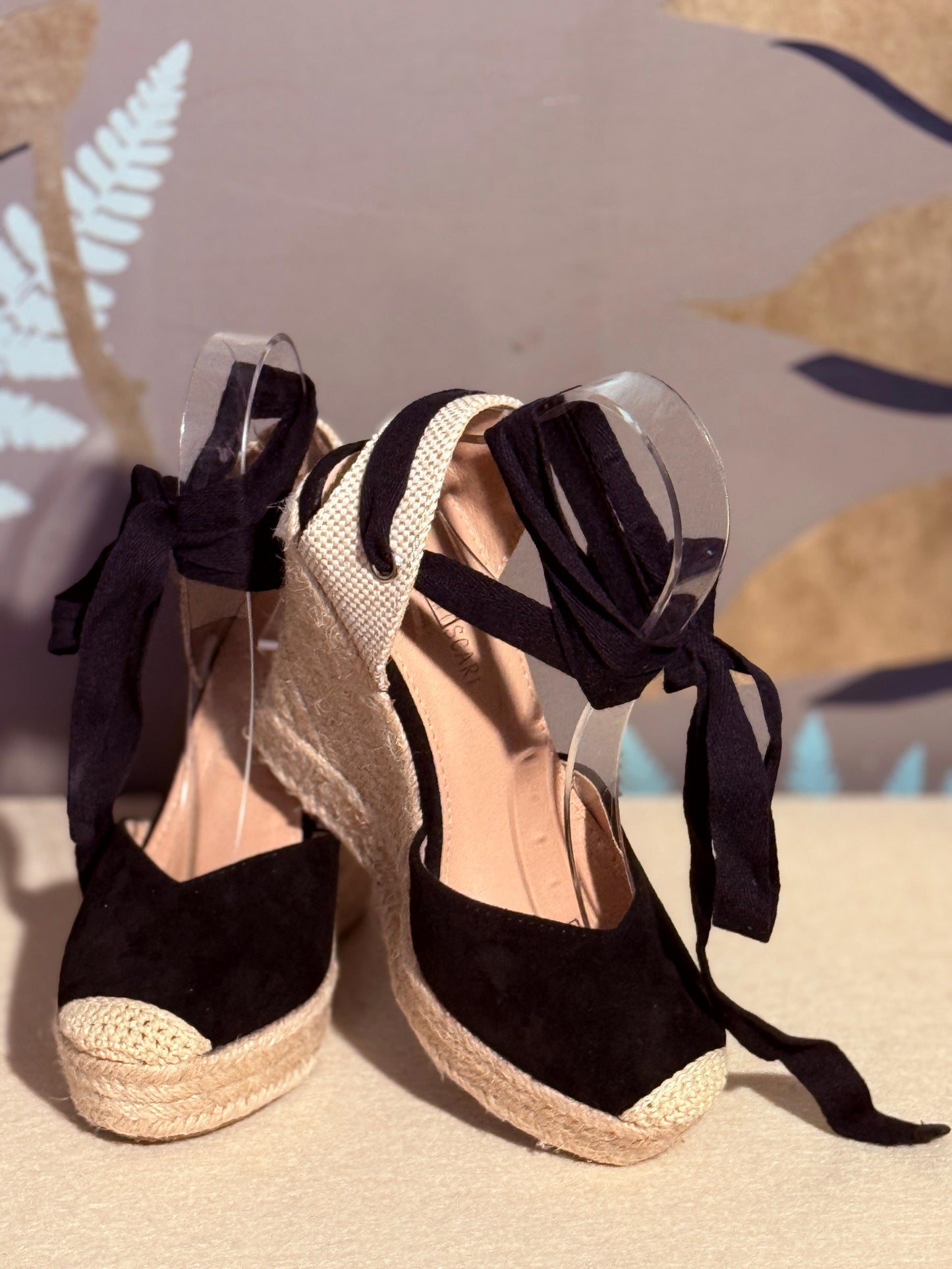 Espadrillas tacco alto