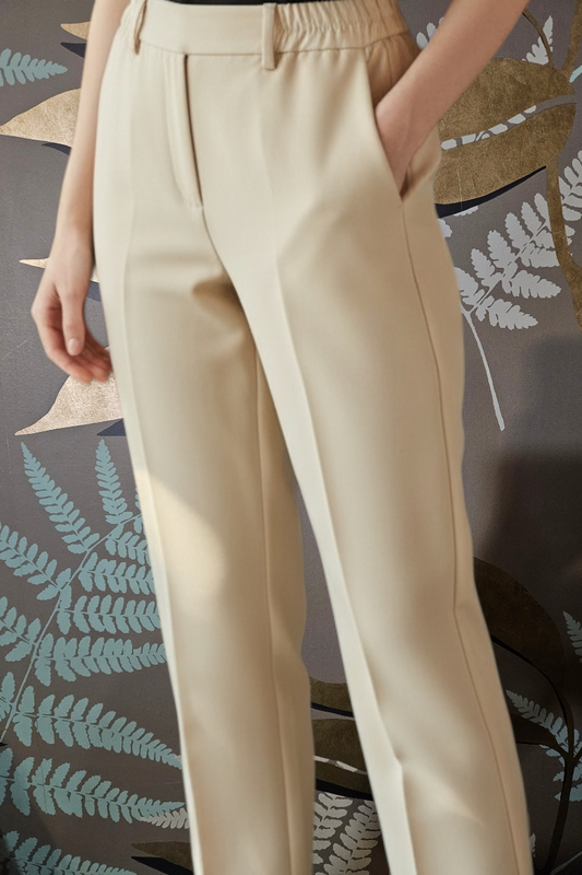 Pantalone beige cambale largo