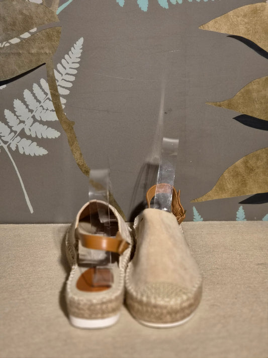 Espadrillas bassa camoscio